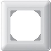 W59 AQUA 1-постовая РАМКА, IP44, БЕЛЫЙ