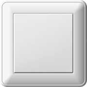 W59 AQUA 1-клавишный ПЕРЕКЛЮЧАТЕЛЬ, 16АХ, IP44, в сборе, БЕЛЫЙ