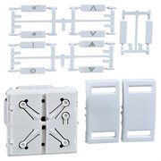 2-КНОП. ВЫК-ЛЬ С ИНДИКАТОРОМ LED, БЕЛЫЙ