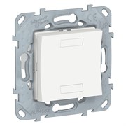 UNICA NEW KNX 2-кнопочный выключатель, БЕЛЫЙ