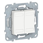 UNICA NEW KNX 4-кнопочный выключатель, БЕЛЫЙ АНТИБ.