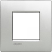 Панель лицевая LL 2мод. алюм. Leg BTC LNE4802TE Legrand
