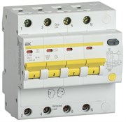Диф.автомат АД14S 4Р 40А 300мА IEK