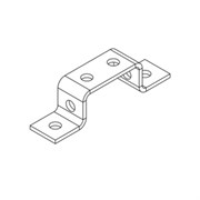 (ПОД ЗАКАЗ) Прямоугольная скоба для сдвоенного СТРАТ профиля 41х41 (гальваника)