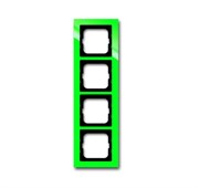 Рамка 4-постовая, серия axcent, цвет зелёный