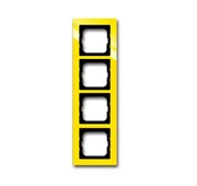Рамка 5-постовая, серия axcent, цвет жёлтый