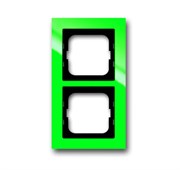 Рамка 2-постовая, серия axcent, цвет зелёный