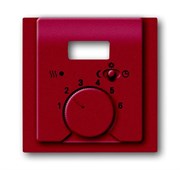 Плата центральная (накладка) для механизма терморегулятора  1095 UTA, 1096 UTA, серия impuls, цвет бордо/ежевика