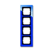 Рамка 4-постовая, серия axcent, цвет синий