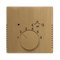 Плата центральная (накладка) для механизма терморегулятора  1095 U/UF, 1096 U, серия Династия, Латунь античная - фото 117436