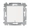 Переключатель одноклавишный с подсветкой ABB Levit ориентационная жемчуг / ледяной - фото 118278