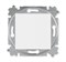 Выключатель кнопочный одноклавишный ABB Levit белый / ледяной - фото 118395