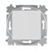 Выключатель кнопочный одноклавишный ABB Levit серый / белый - фото 118401