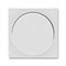 Накладка ABB Levit для светорегулятора поворотного серый / белый - фото 118619