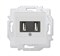 USB зарядка двойная ABB Levit серый - фото 119034