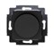 Светорегулятор ABB Levit поворотно-нажимной 60-600 Вт R антрацит / дымчатый чёрный - фото 119064