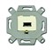 Механизм USB-розетки/разъёма, USB-type A, USB2.0, 5 полюсов, цвет слоновая кость - фото 124626