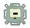 Механизм USB-розетки/разъёма, USB-type A, USB2.0, 5 полюсов, цвет слоновая кость - фото 124626