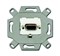 Механизм VGA-розетки/разъёма, D-type, Full HD, 15 полюсов, цвет альпийский белый - фото 124630