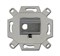 Адаптор/суппорт для RCA-разъёмов (колокольчик/тюльпан), цвет серый - фото 124641