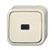 Кнопка 1-клавишная, 1-полюсная, (НО контакт), с N-клеммой, с окном для символа/линзы, для открытого монтажа, серия Busch-Duro 2000 A - фото 124777