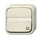 "Кнопка 1-клавишная, 1-полюсная, (НО контакт), с N-клеммой, с символом ""ЗВОНОК"", с полем для надписи, для открытого монтажа, серия - фото 124779
