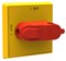 Ручка управления OHYS3PHE-RUH (желто-красная) с символами на русском для рубильников дверного монтажа ОТ16..40FТ - фото 124800