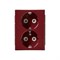 Розетка Double Shuko 16А 230В Impressivo, красная, RAL3011 - фото 137595