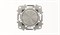 Механизм электронного универсального поворотного светорегулятора 60 - 500 Вт, серия SKY Moon, кольцо хром - фото 137796