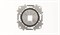 Накладка для 1-го суппорта/разъёма типа 2017... или 2018..., со стальным суппортом, серия SKY Moon, кольцо чёрное стекло - фото 137821