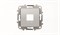 Накладка для механизмов зарядного устройства USB, арт.8185, серия SKY, цвет серебристый алюминий - фото 137839