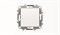 Заглушка с суппортом, серия SKY, цвет альпийский белый - фото 137845