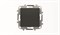 Заглушка с суппортом, серия SKY, цвет чёрный бархат - фото 137848