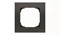 Рамка 1-постовая, серия SKY, цвет чёрный бархат - фото 137910