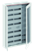 Шкаф 168М навесной с медиапанелями IP30, 1100x800x160 между DIN-рейками 125 мм и самозажимными клеммами N/PE и Wi-Fi дверью с вент. отверстиями CA37VMW - фото 145601