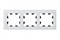 ATLASDESIGN NATURE 3-постовая РАМКА, ОРГАНИЧЕСКОЕ СТЕКЛО БЕЛЫЙ - фото 148143