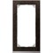 MERTEN M-Pure Decor РАМКА 2 поста б/перегородки, ВЕНГЕ/АЛЮМИНИЙ, SM - фото 156192
