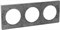 ODACE РАМКА 3-пост., для мех-ма бел. цв., гориз. и верт. монтаж, МОРСКОЙ КАМЕНЬ - фото 160116