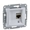 SEDNA РОЗЕТКА КОМПЬЮТЕРНАЯ RJ45, одиночная, кат. 5е, неэкр. UTP, БЕЛЫЙ - фото 162398