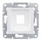 SEDNA АДАПТЕР для 1 коннектора RJ45, KRONE, кат. 5e, кат. 6, UTP, БЕЛЫЙ - фото 162419