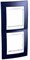 UNICA ХАМЕЛЕОН РАМКА 2-постовая, вертикальная, БЕЛЫЙ/ ИНДИГО - фото 164446