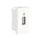 UNICA MODULAR USB-КОННЕКТОР, 1 модуль, белый - фото 166170