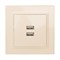 Минск Розетка USB 2-местная СП 2,1А бежевая EKF - фото 183373