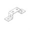 (ПОД ЗАКАЗ) Прямоугольная скоба для сдвоенного СТРАТ профиля 41х41 (гальваника) - фото 199506