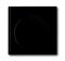 Плата центральная (накладка) для громкоговорителя 8223 U, серия impuls, цвет черный бархат - фото 94769